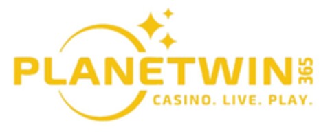 PLANETWIN 365 CASINO.LIVE.PLAY. Logo (EUIPO, 03/30/2021)