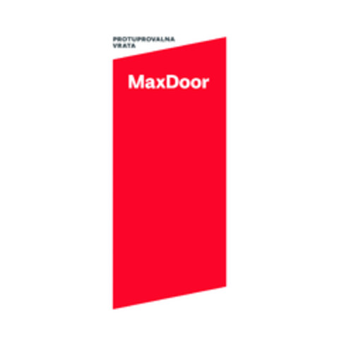 PROTUPROVALNA VRATA MaxDoor Logo (EUIPO, 07/19/2022)