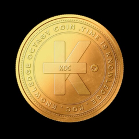 KNOWLEDGE OCTAGY COIN . TIME IS KNOWLEDGE . KOC Logo (EUIPO, 26.03.2024)