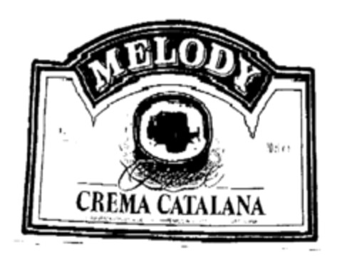 MELODY Original CREMA CATALANA Logo (EUIPO, 01.04.1996)