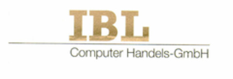 IBL Computer Handels-GmbH Logo (EUIPO, 24.02.1997)