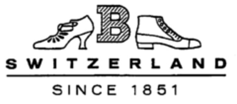 B SWITZERLAND SINCE 1851 Logo (EUIPO, 06/18/1996)