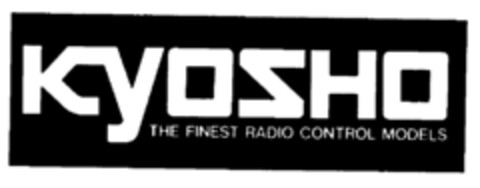 KYOSHO THE FINEST RADIO CONTROL MODELS Logo (EUIPO, 20.08.1997)