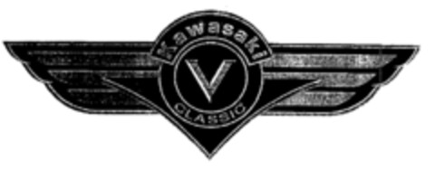 Kawasaki V CLASSIC (withdrawal requested) Logo (EUIPO, 26.11.1998)