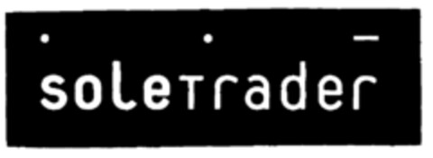 soletrader Logo (EUIPO, 18.03.1999)