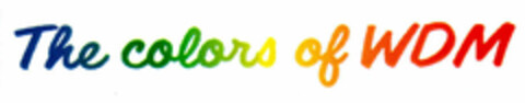 The colors of WDM Logo (EUIPO, 05/28/2001)