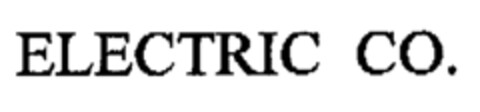 ELECTRIC CO. Logo (EUIPO, 05.07.2001)