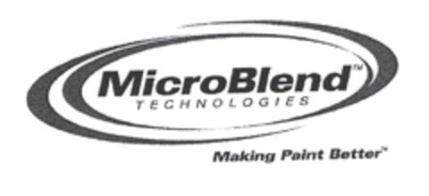 MicroBlend TECHNOLOGIES Making Paint Better Logo (EUIPO, 07/23/2003)