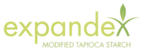 expandex MODIFIED TAPIOCA STARCH Logo (EUIPO, 13.01.2006)