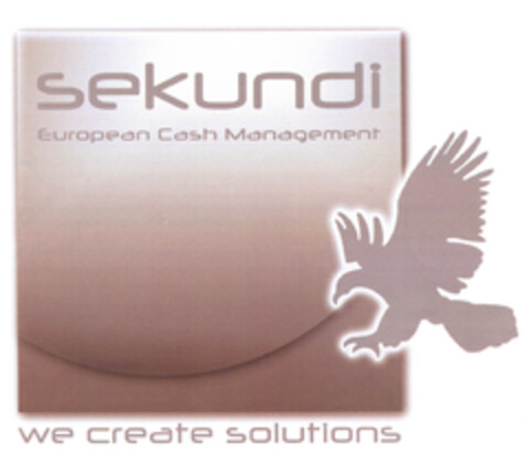 sekundi European Cash Management we create solutions Logo (EUIPO, 24.06.2008)