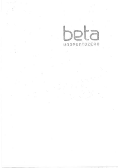 beta unopuntozero Logo (EUIPO, 22.09.2009)