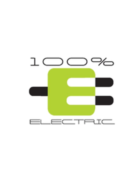 100% ELECTRIC Logo (EUIPO, 01.10.2010)
