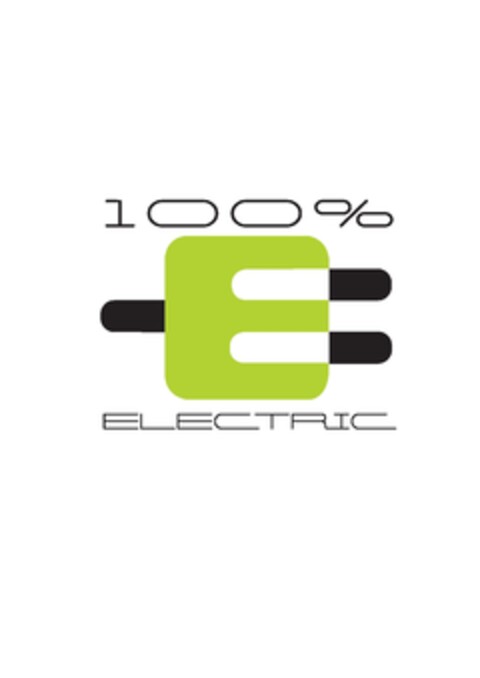 100% ELECTRIC Logo (EUIPO, 10/01/2010)