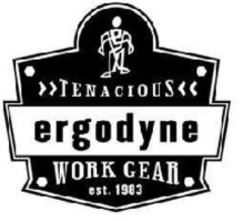 TENACIOUS ergodyne WORK GEAR est. 1983 Logo (EUIPO, 13.04.2011)