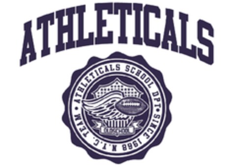 ATHLETICALS ATHLETICALS SCHOOL DPT. SINCE 1968 N.Y.C. TEAM OLDSCHOOL Logo (EUIPO, 19.05.2011)