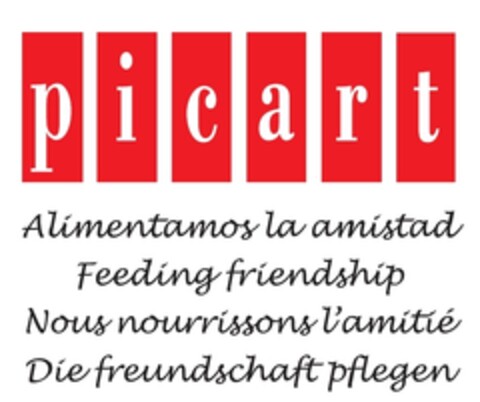 PICART ALIMENTAMOS LA AMISTAD FEEDING FRIENSHIP NOUS NOURRISSONS L'AMITIE DIE FREUNDSCHAFT PFLEGEN Logo (EUIPO, 15.11.2013)