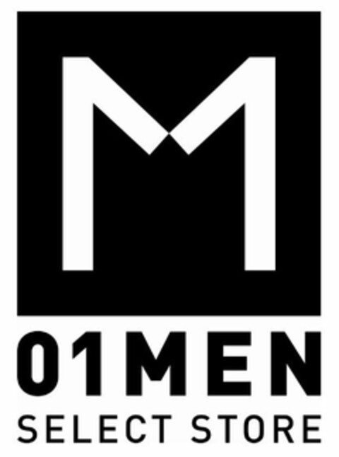 01 MEN SELECT STORE Logo (EUIPO, 03/19/2014)