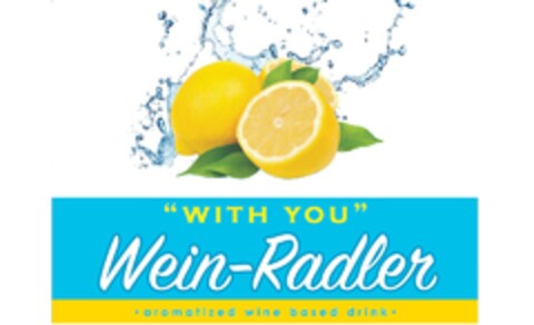 WITH YOU WEIN-RADLER aromatized wine based drink Logo (EUIPO, 08/03/2015)