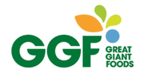 GGF GREAT GIANT FOODS Logo (EUIPO, 05.01.2017)