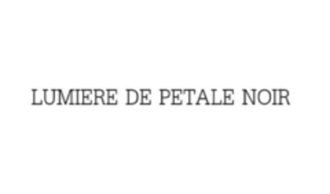 LUMIERE DE PETALE NOIR Logo (EUIPO, 10.08.2017)