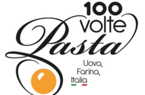 100 volte Pasta Uova Farina Italia Logo (EUIPO, 16.02.2018)