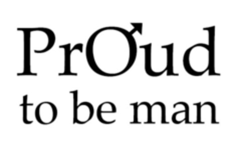 PrOud to be man Logo (EUIPO, 03/01/2018)