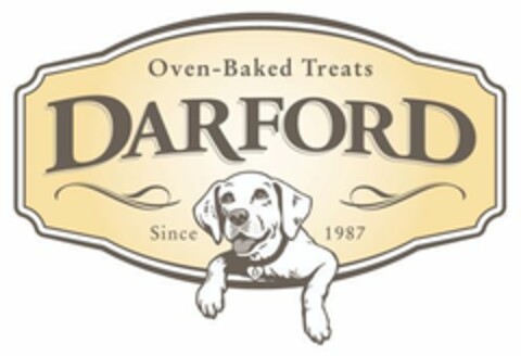 DARFORD OVEN-BAKED TREATS SINCE 1987 Logo (EUIPO, 13.06.2018)
