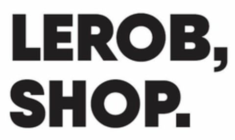 LEROB, SHOP. Logo (EUIPO, 23.11.2018)