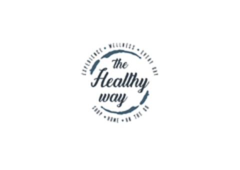 The Healthy Way EXPERIENCE WELLNESS EVERY DAY SHOP HOME ON THE GO Logo (EUIPO, 12/03/2018)