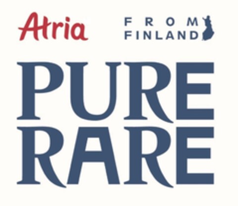 Atria PURE RARE FROM FINLAND Logo (EUIPO, 18.05.2020)