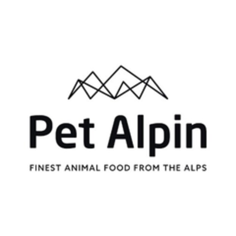 PET ALPIN Finest Animal Food From The Alps Logo (EUIPO, 11.10.2021)