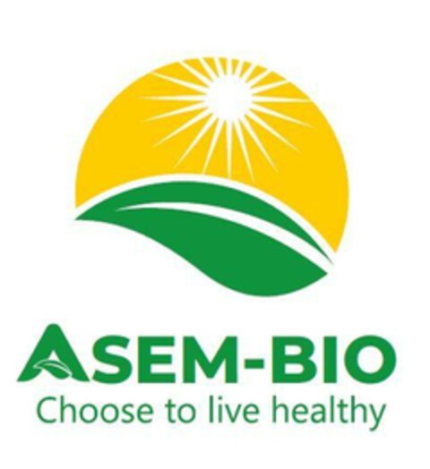 ASEM-BIO Choose to live healthy Logo (EUIPO, 14.12.2022)