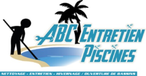 ABC ENTRETIEN PISCINES NETTOYAGE - ENTRETIEN - HIVERNAGE / OUVERTURE DE BASSINS Logo (EUIPO, 01/03/2023)