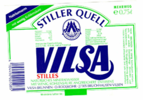 VILSA STILLES Logo (EUIPO, 04/01/1996)