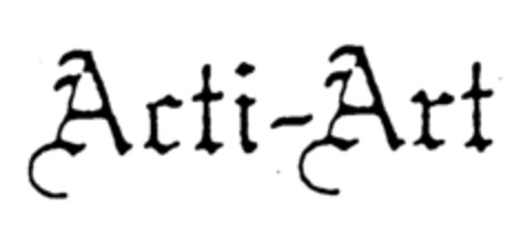 Acti-Art Logo (EUIPO, 03.12.1996)