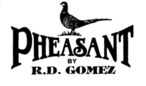 PHEASANT BY R.D. GOMEZ Logo (EUIPO, 12/19/1996)