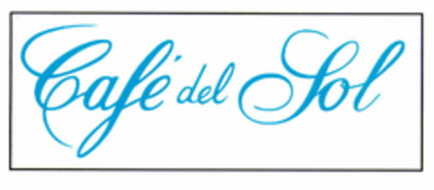 Café del Sol Logo (EUIPO, 17.10.2001)