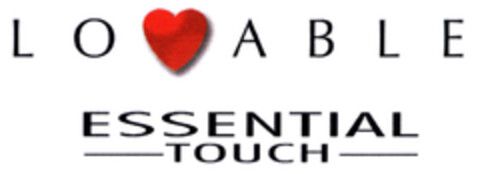 LOVABLE ESSENTIAL -TOUCH- Logo (EUIPO, 08.09.2004)