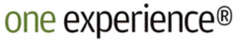 one experience Logo (EUIPO, 20.01.2006)