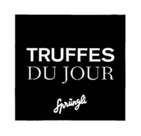 TRUFFES DU JOUR Sprüngli Logo (EUIPO, 28.12.2007)