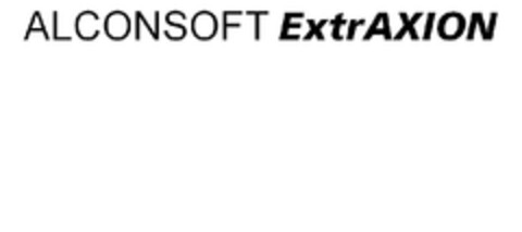 ALCONSOFT ExtrAXION Logo (EUIPO, 17.12.2010)