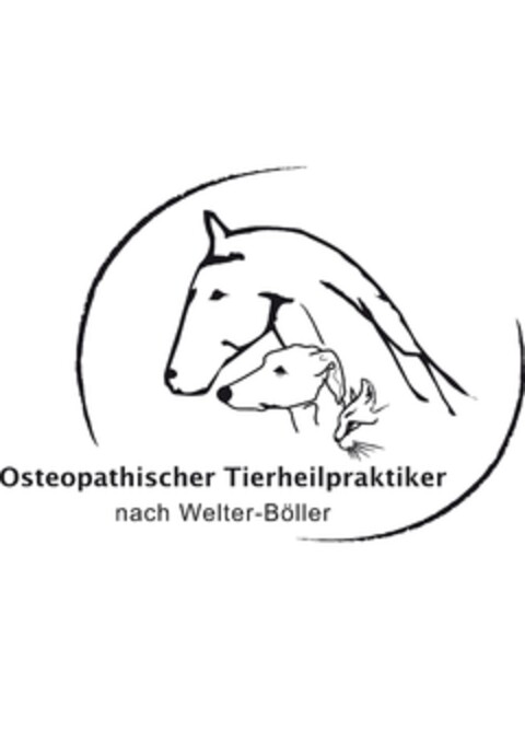 Osteopathischer Tierheilpraktiker nach Welter-Böller Logo (EUIPO, 09/05/2013)