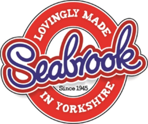SEABROOK LOVINGLY MADE IN YORKSHIRE SINCE 1945 Logo (EUIPO, 13.04.2015)