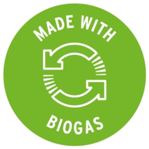 MADE WITH BIOGAS Logo (EUIPO, 06/07/2016)