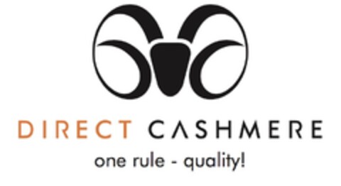 DIRECT CASHMERE one rule - quality! Logo (EUIPO, 11/14/2017)