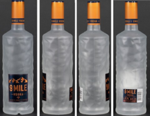 9 MILE VODKA GRANITE ROCK FILTRATED Logo (EUIPO, 24.05.2019)