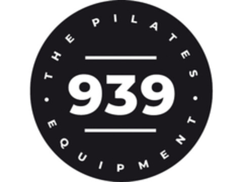 939 THE PILATES EQUIPMENT Logo (EUIPO, 08/08/2019)