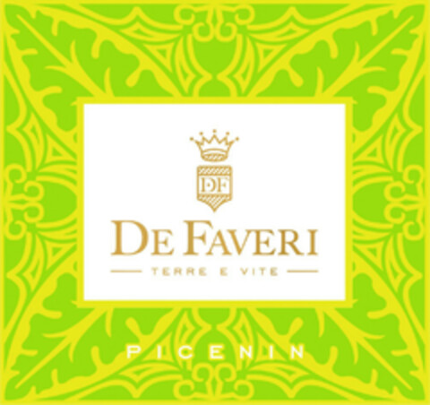 DF DE FAVERI TERRE E VITE PICENIN Logo (EUIPO, 16.07.2020)