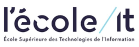 L'école-it  Ecole Supérieure des Technologies de l'Information Logo (EUIPO, 14.11.2020)