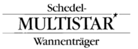 Schedel MULTISTAR Wannenträger Logo (EUIPO, 01.04.1996)